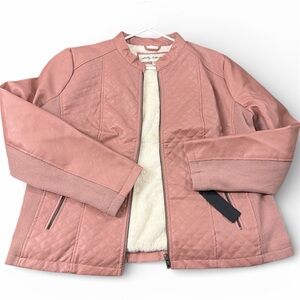 Elegant Women's Quilted Bomber Jacket